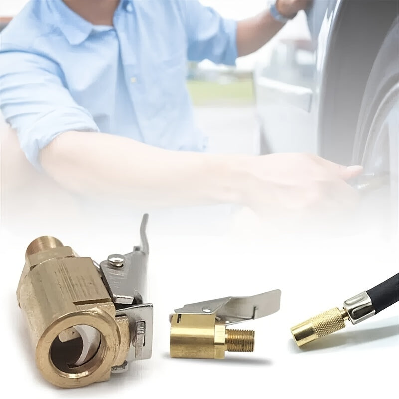 Automotive Inflatable Pump Connector, Quick Air Pump Fill Head, Press-on Nozzle