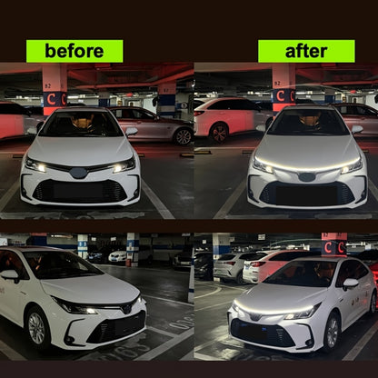 Start-Scan Car LED Hood Light - 12V, Universal, No Battery Needed, High-Intensity LED for Motor Vehicles, Ideal for Starting Engines, Engine Start Light|Modern Car Accessory|Durable Construction, Car Light Accessories
