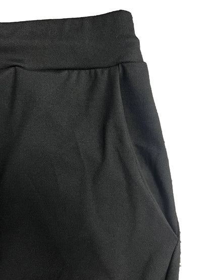 Plus size European and American cross-border  autumn and winter new casual solid color pocket leggings