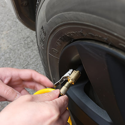 Automotive Inflatable Pump Connector, Quick Air Pump Fill Head, Press-on Nozzle